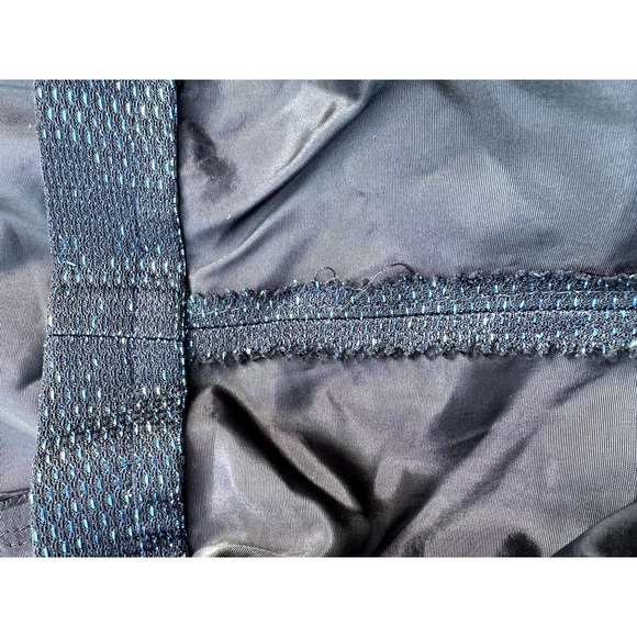 80’s Metallic Blue Threaded Sheath Dress - Picture 10 of 11